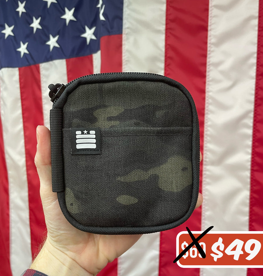 Multicam Black Mighty Pouch XL - Holiday 2024